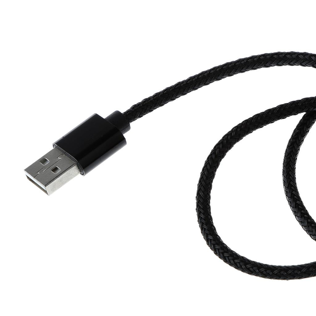 1m Data Sync Fast Charging Charger Cable Cord For Iphone black