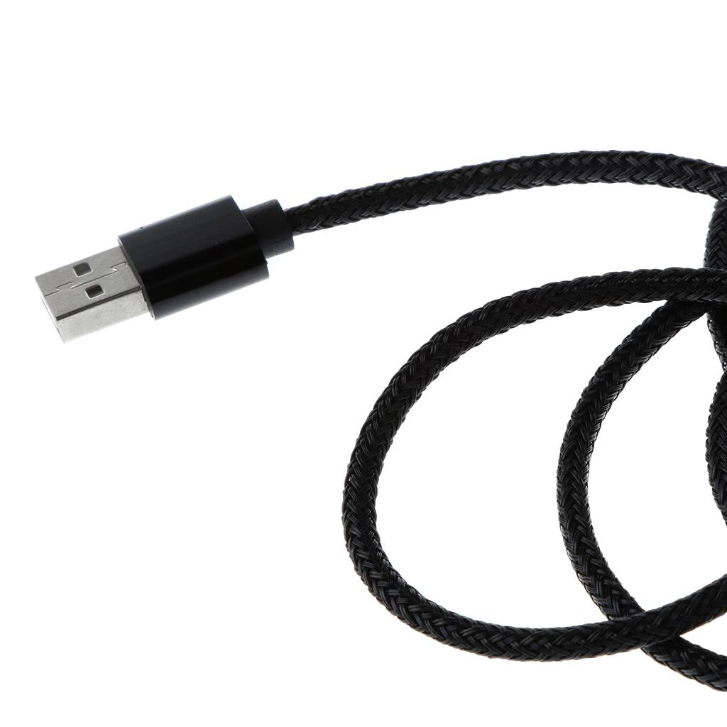 1m Data Sync Fast Charging Charger Cable Cord For Iphone black