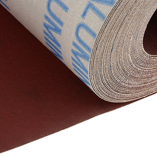 10m x 100mm 600 Grit Water Proof Emery Cloth Sanding Paper for Metalworking