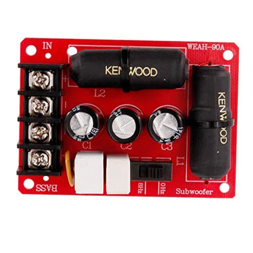 Bass Subwoofer Second-Order Crossover Frequency Divider DIY Home Theater Without Soldering