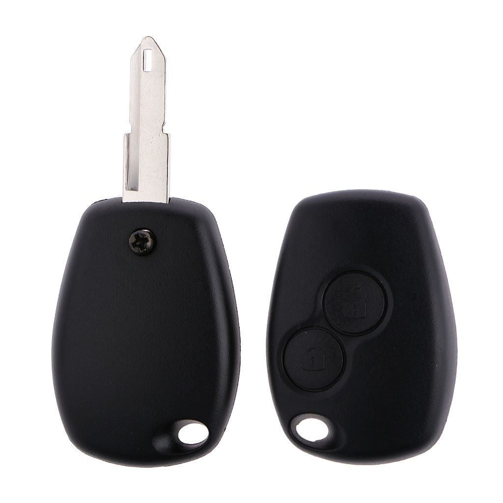 Replacement 2 Buttons Key Cover Uncut Blade for Renault Duster Logan