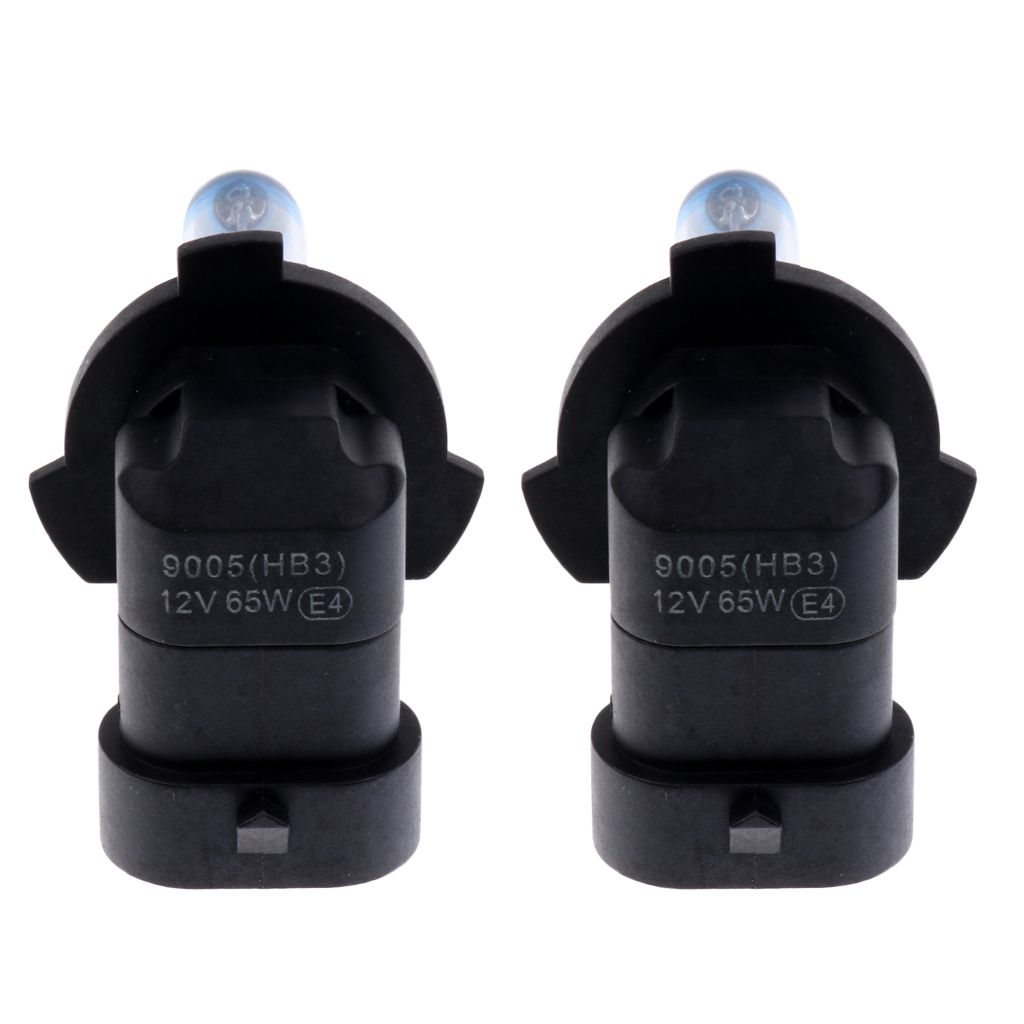 2pcs HB3 9005 12V 65W 4300K High Performance Headlight Driving DRL Bulb