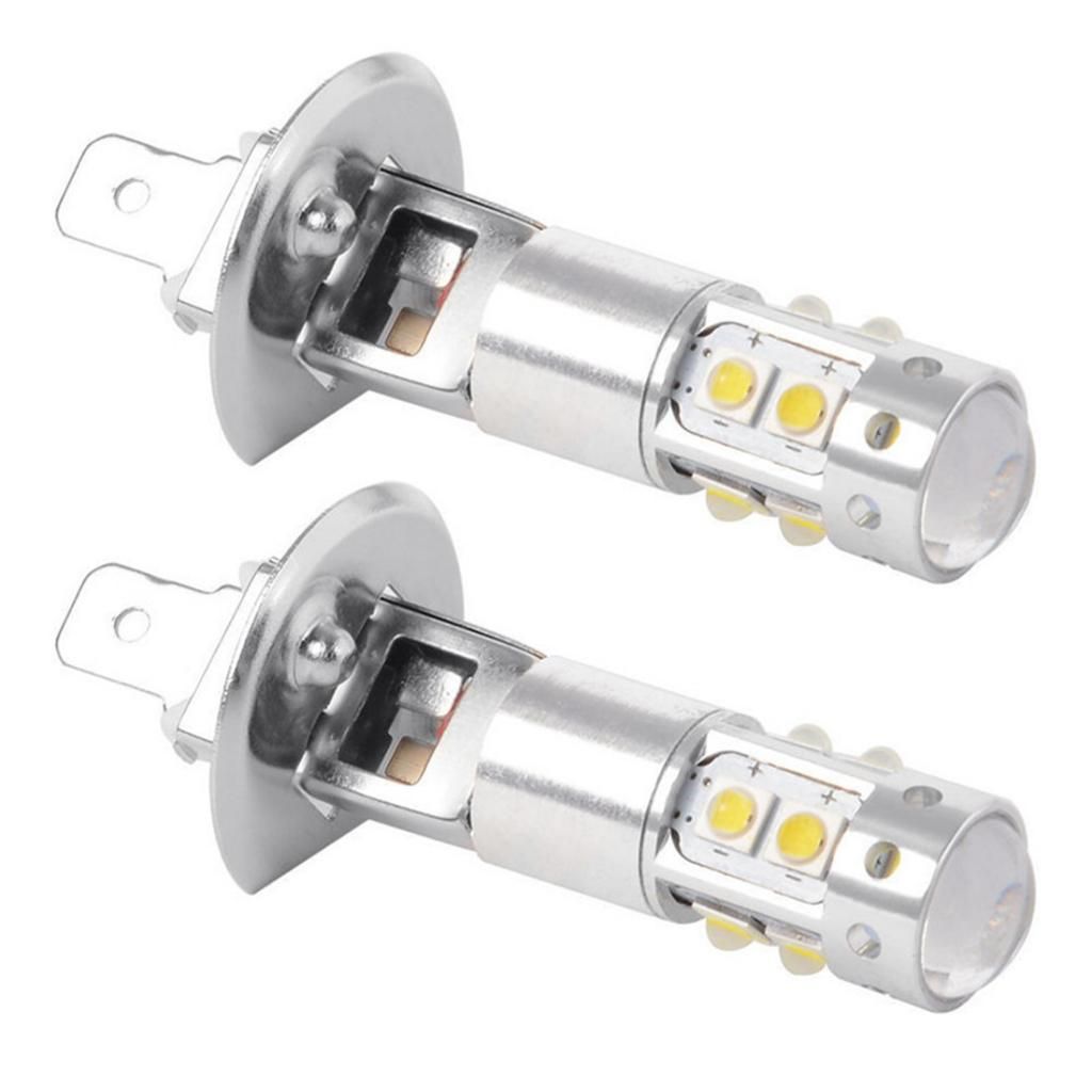 2pcs H1 50W Headlight Durable and Practical Fog Bulb Led Bulbs White