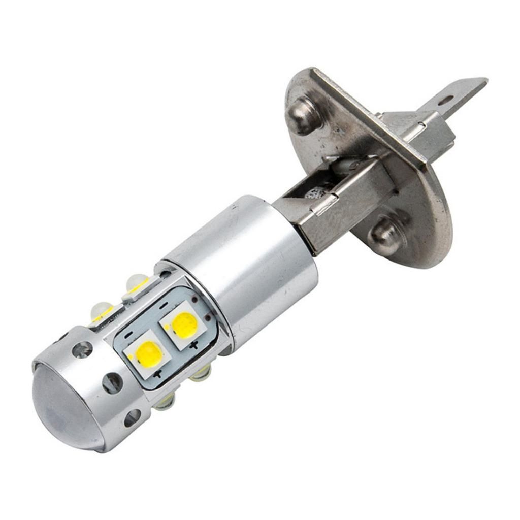 2pcs H1 50W Headlight Durable and Practical Fog Bulb Led Bulbs White