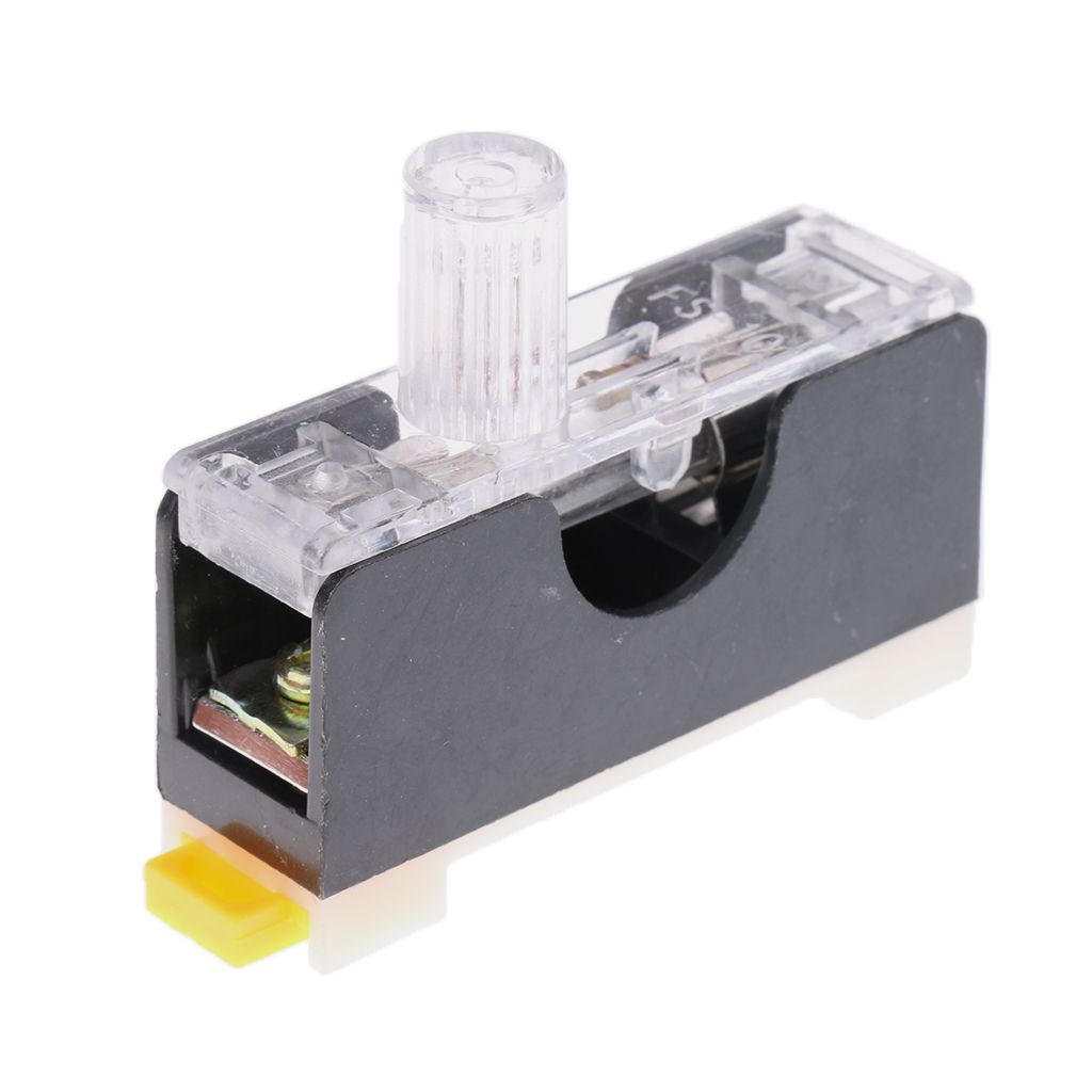 5 Sets DIN Rail Other Fuse Holder Base with FS101 Fuses 250V 10A 6*30mm