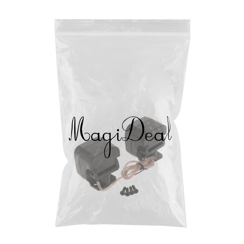 Pair of 500W Mini Car Silk Square Tweeters Speakers for Car Audio System