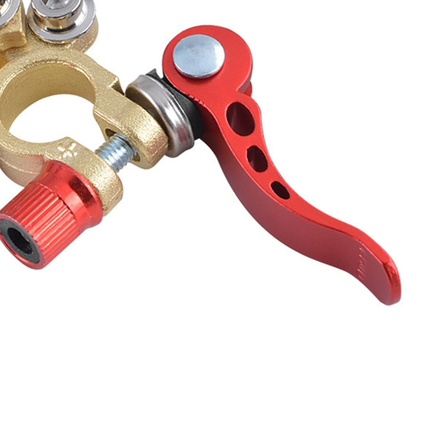 Pair Brass Boat Car Battery Terminals Connector Clamps Tool RV UTV Vehicles