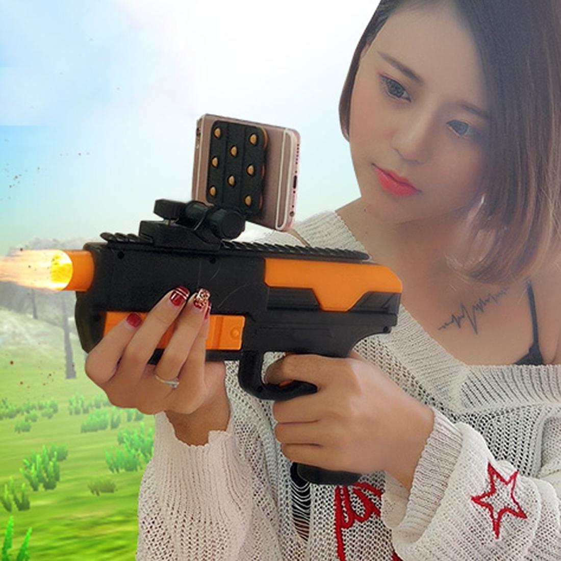 New Tech Entertainment Immersive AR-Gun RK3 Game Equipment Virtuality and Reality Interaction Bluetooth Shooting Game Gun (Orange)