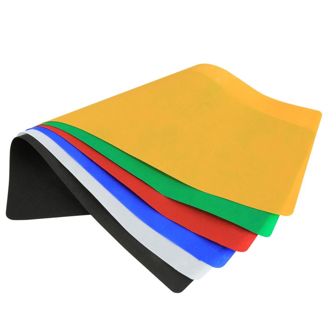 6 PCS PULUZ Collapsible Photography Studio Background, 6 Colors , Size: 80cm x 40cm