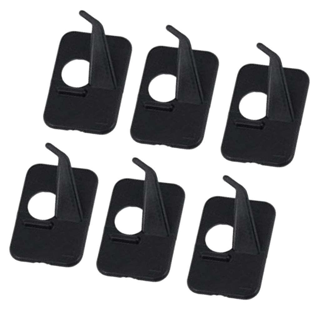 6Pieces Plastic Archery Recurve Rests Targeting Bow Rest for Left Hand