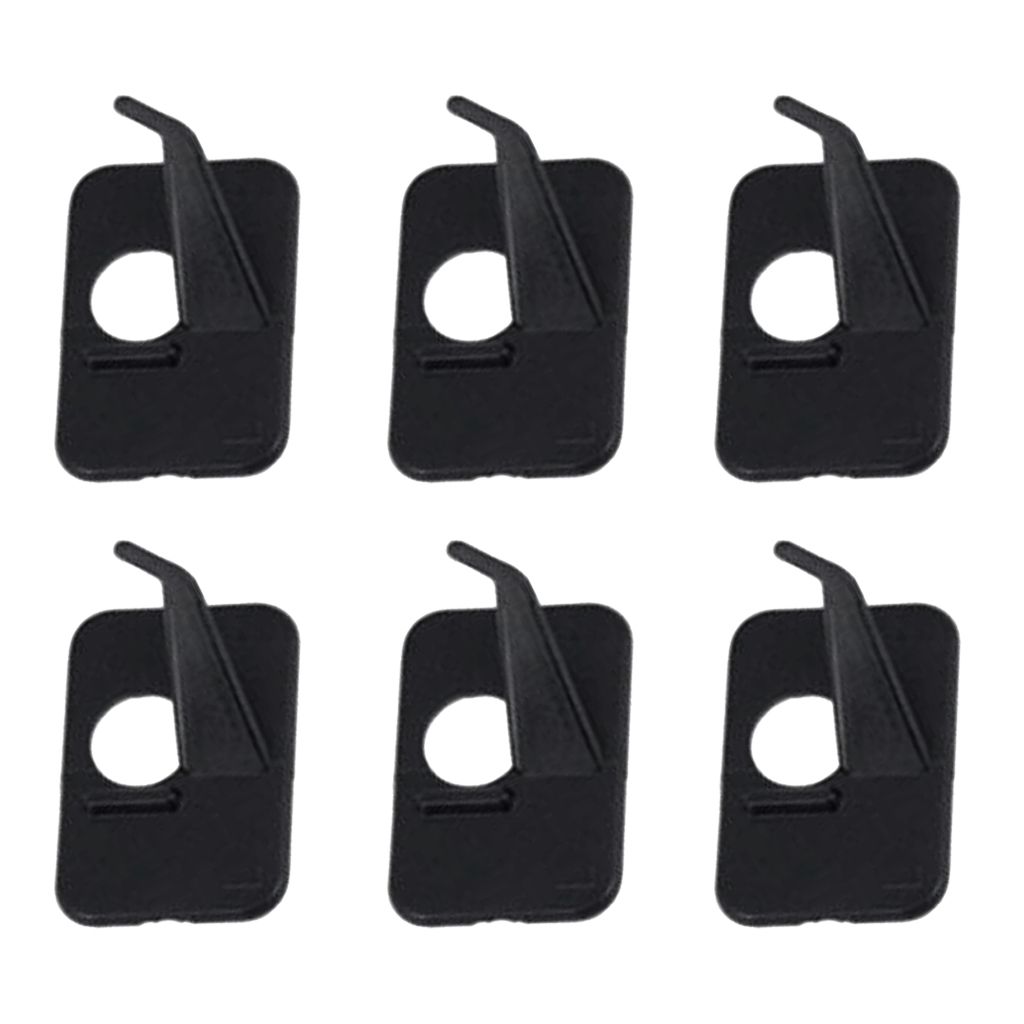 6Pieces Plastic Archery Recurve Rests Targeting Bow Rest for Left Hand