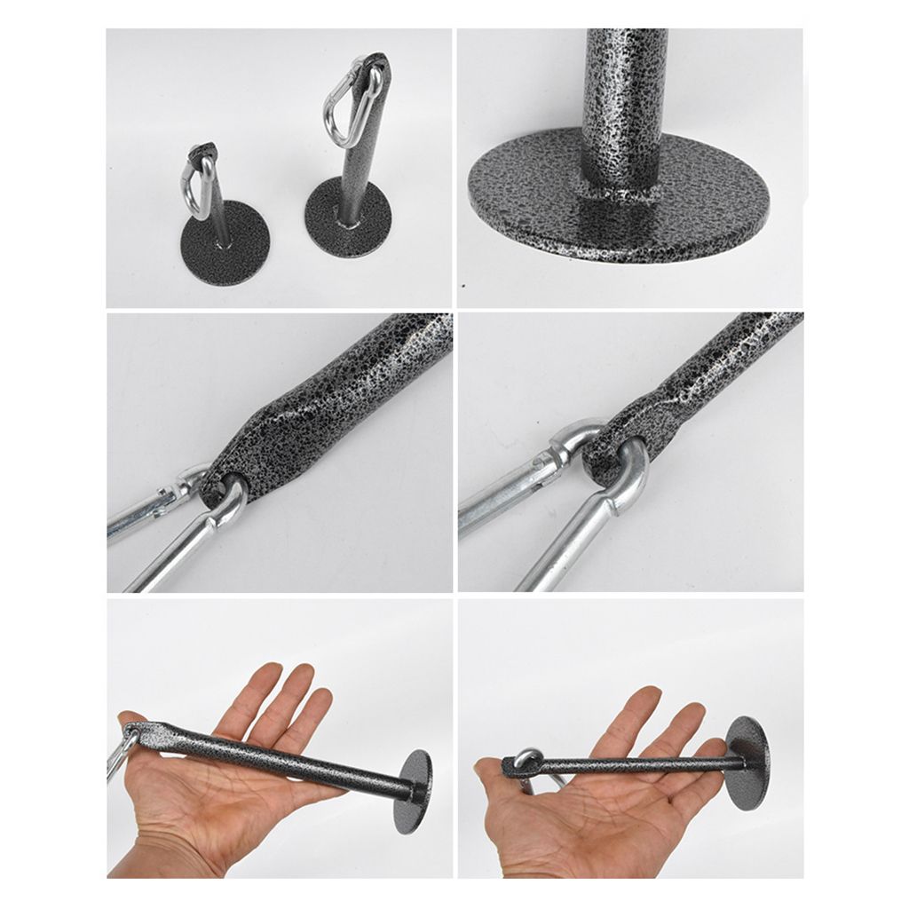 Weight Plate Loading Pin Grip Strength Training Weights Holder Steel 17cm