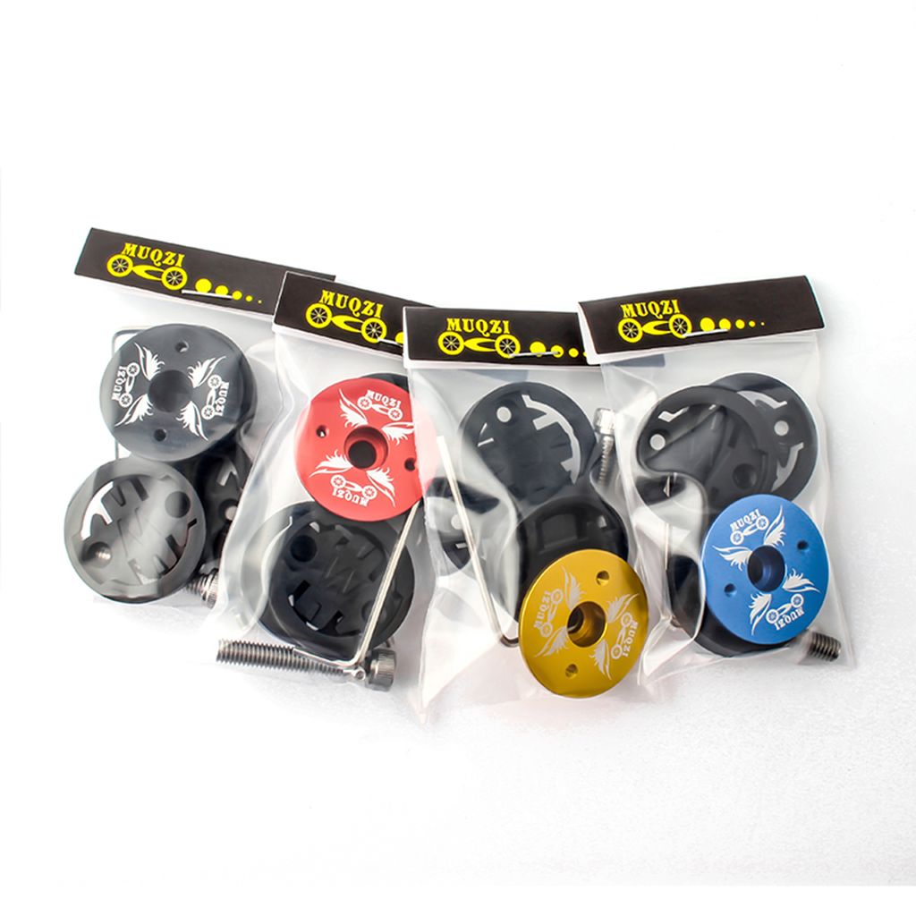 Bike Stem Top Cap Computer Mount Base Holder For Garmin/Bryton/WAHOO Black