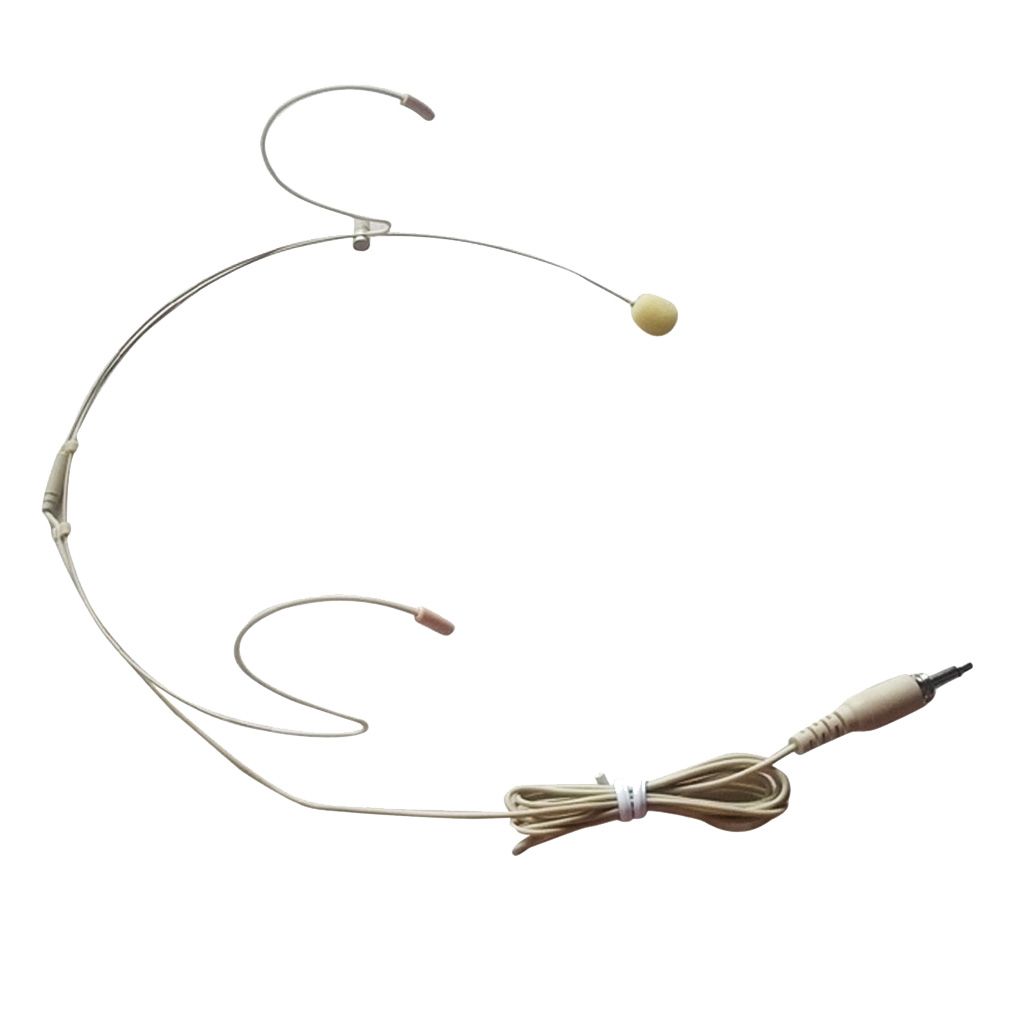 1 x 3.5mm Wired Headworn Microphone Voice Headworn Head-Mounted Mic