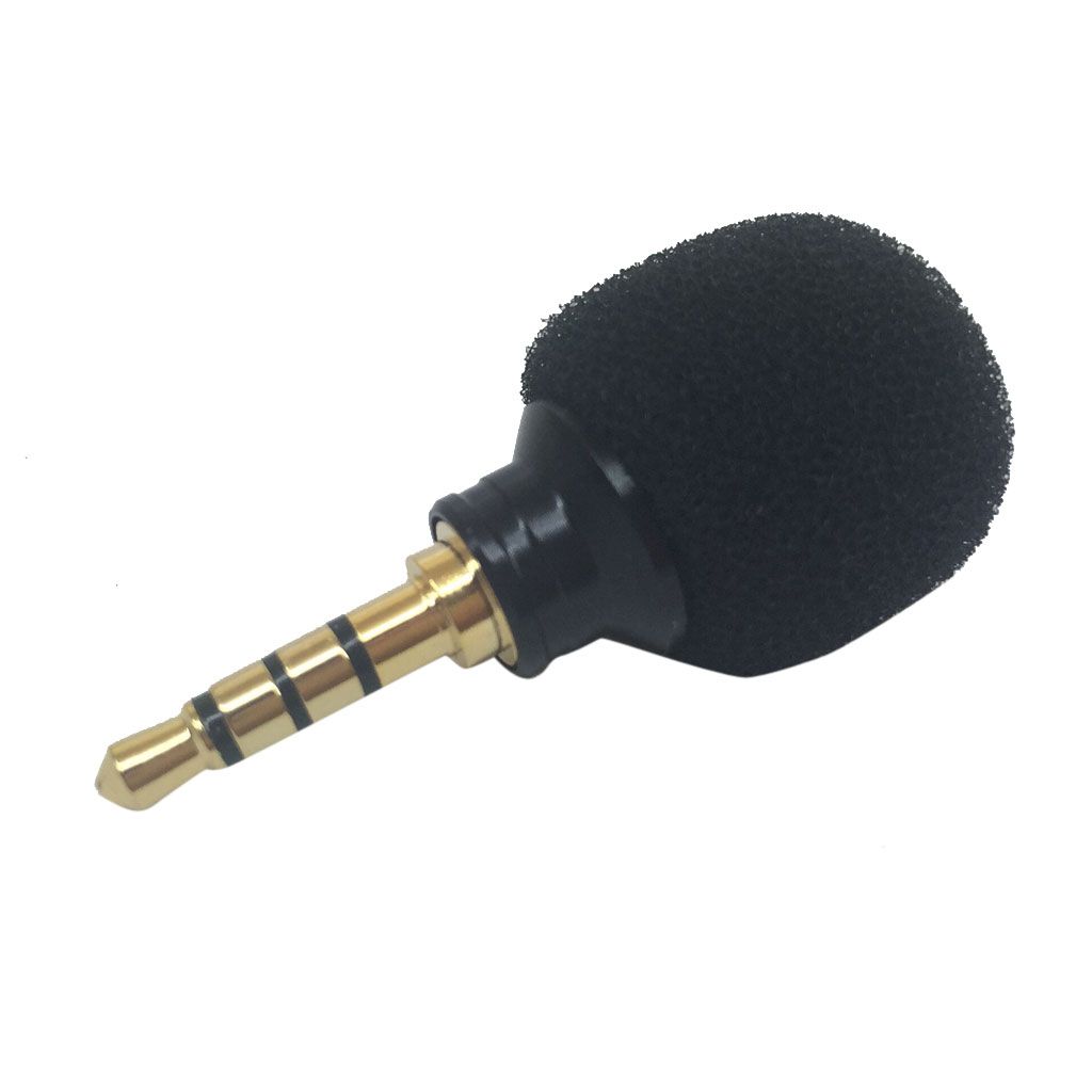 3.5mm Mini Stereo Microphone Mic -Mobile Phone Laptop Recording Small