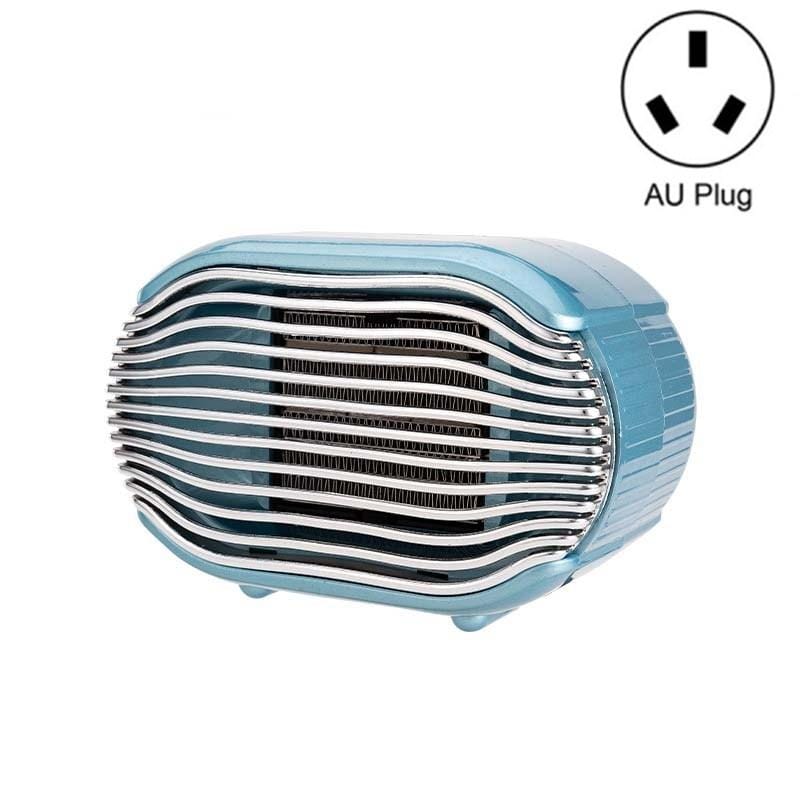 800w Mini Heater Home Desktop Energy Saving Small Solar Heater, Size:AU Plug (Indigo )