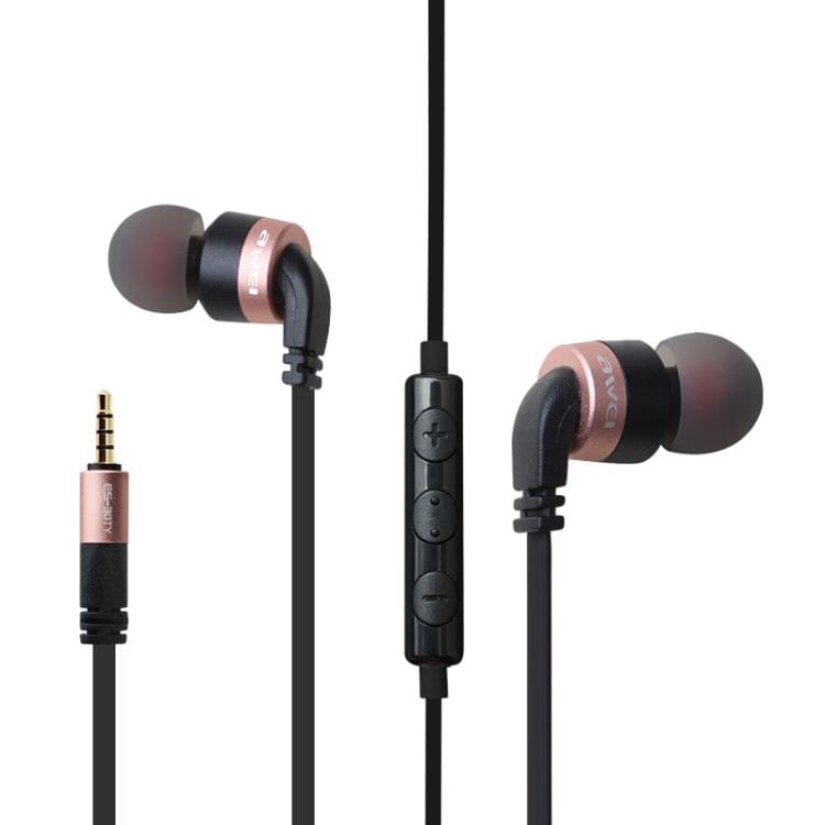 awei ES-30TY TPE In-ear Wire Control Earphone with Mic