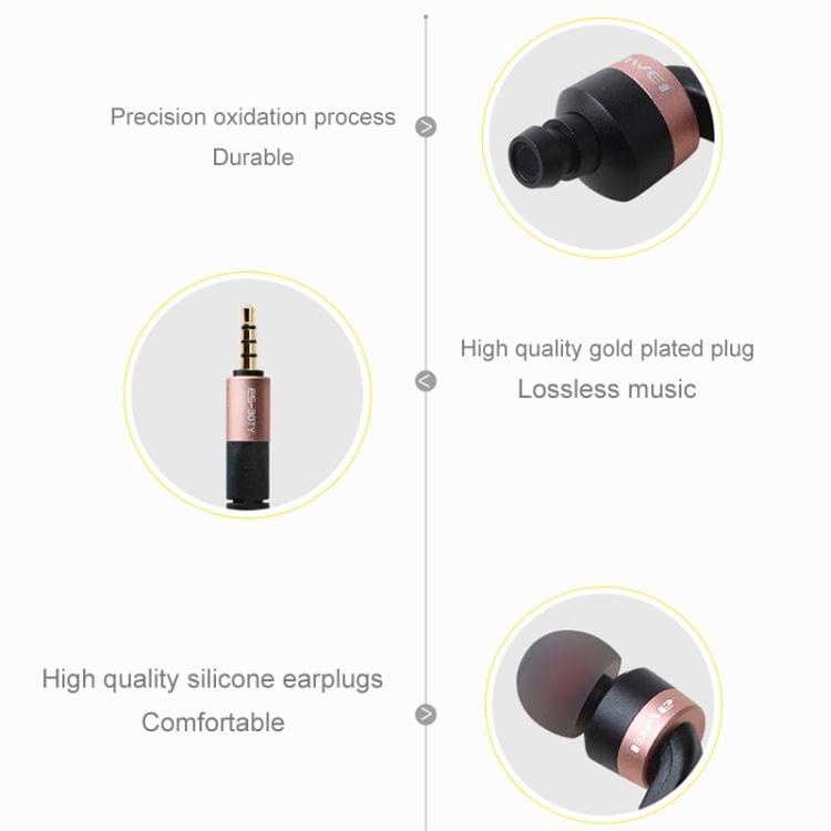 awei ES-30TY TPE In-ear Wire Control Earphone with Mic