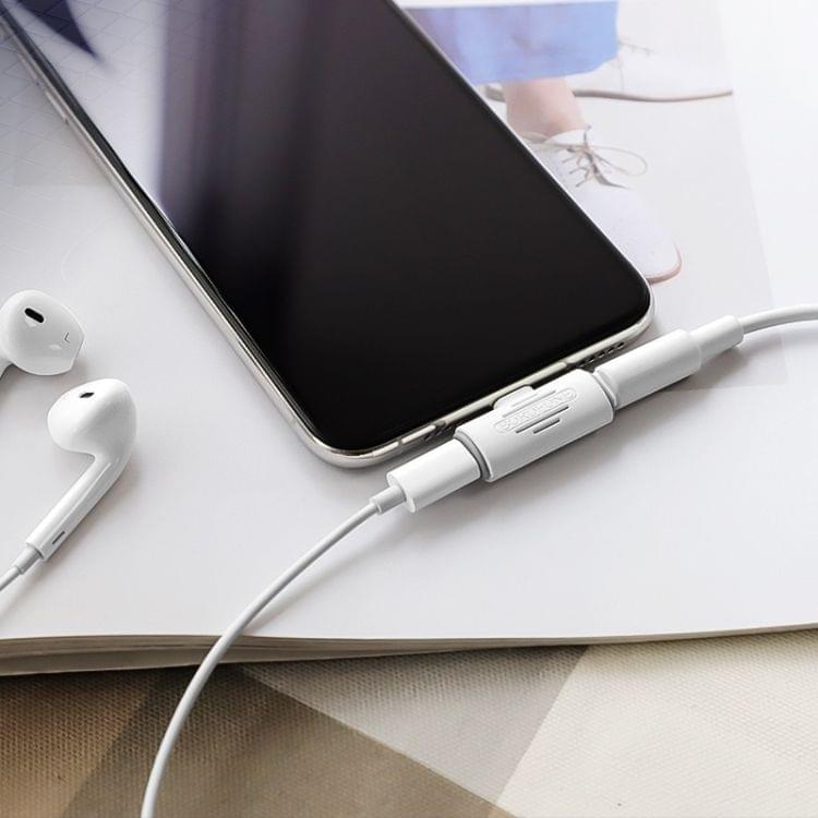 Borofone BV6 Dual 8 Pins to 8 Pin Charging & Music Digital Audio Mini Converter