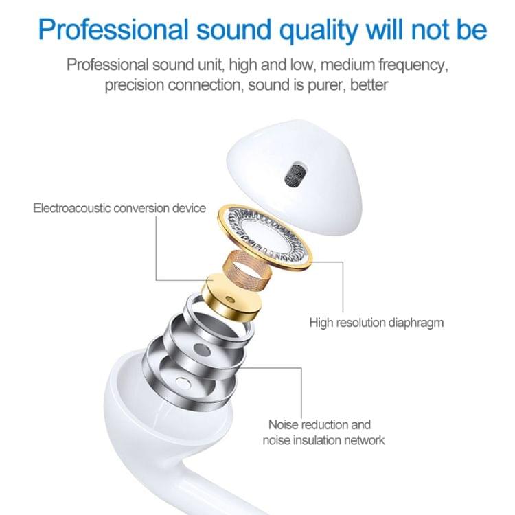 USB-C / Type-C Interface In Ear Wired HiFi Mega Bass Earphone with Mic