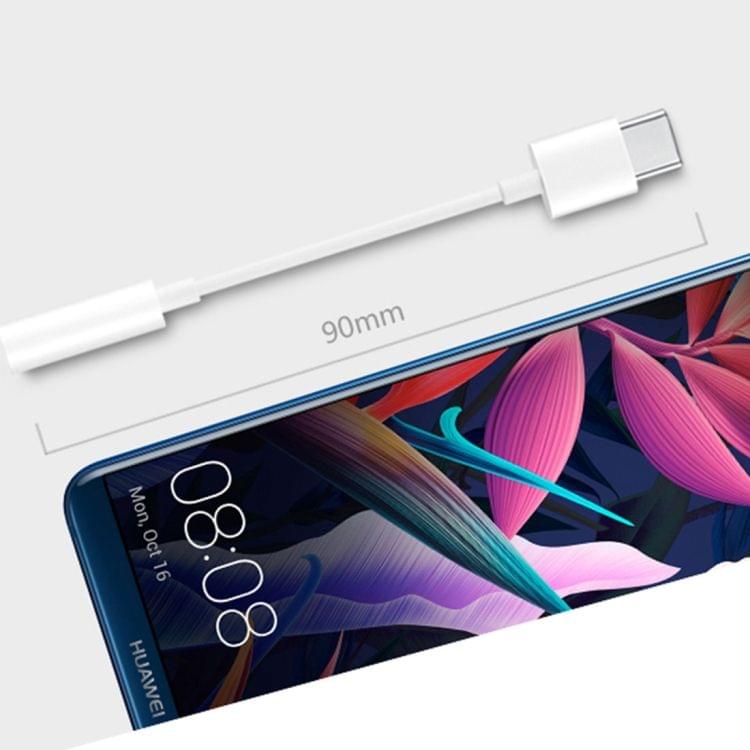 Original Huawei 9cm Type-C to 3.5mm Jack Earphone Cable Headphone Audio Adapter