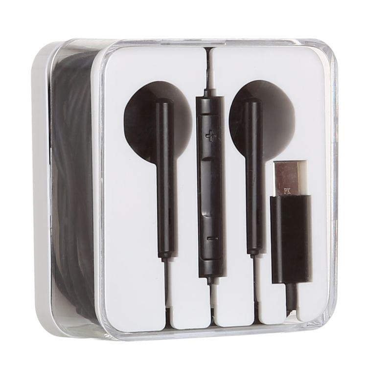 USB-C / Type-C Interface Wired Earphone(Black)