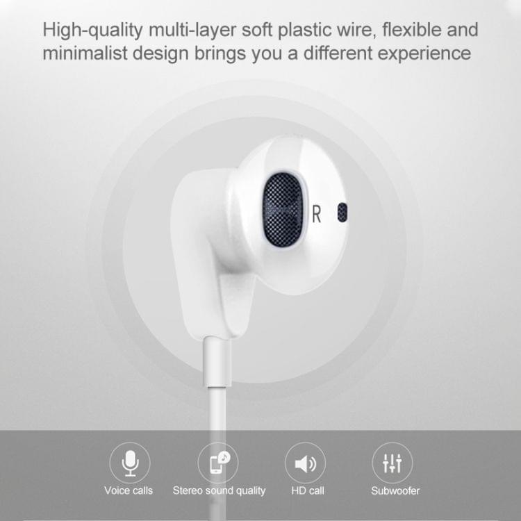 ME562T 1.2m Wired In Ear USB-C / Type-C Interface HiFi Stereo Earphones with Mic (White)