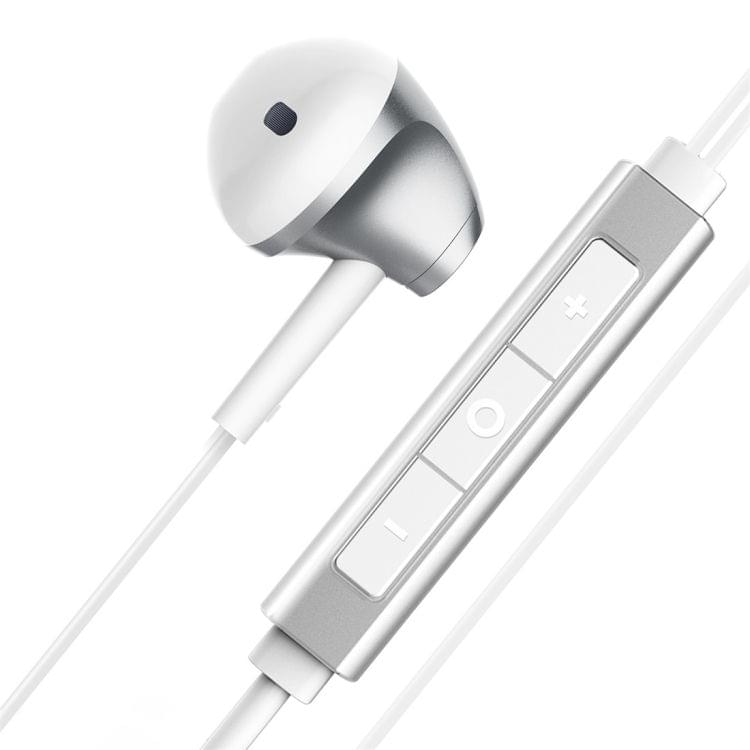Baseus 1.3m In-Ear Digital Stereo Music Type-C Wired Control Earphone for Samsung, Google, LG, Huawei, NOKIA or Other USB-C / Type-C Equipments(White)