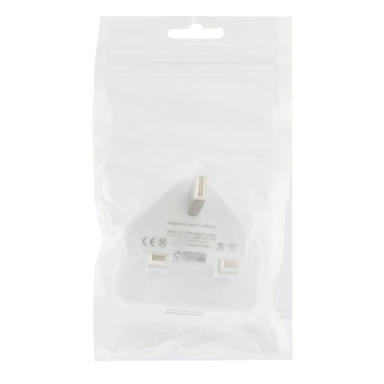 UK Plug 5V 2.1A Dual Port USB Charge Adapter for Galaxy Note III / N9000 / N7100 / i9500 / i9300 and Other Devices(White)