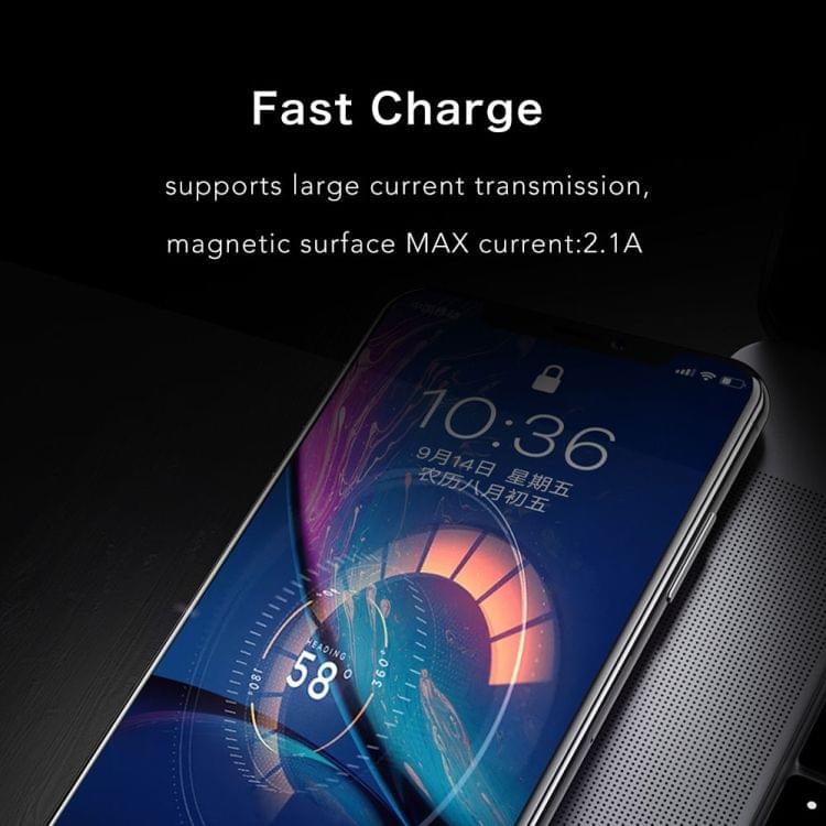 CaseMe Micro USB to USB Magnetic Charging Cable for Series 1, Length : 1m(Black)