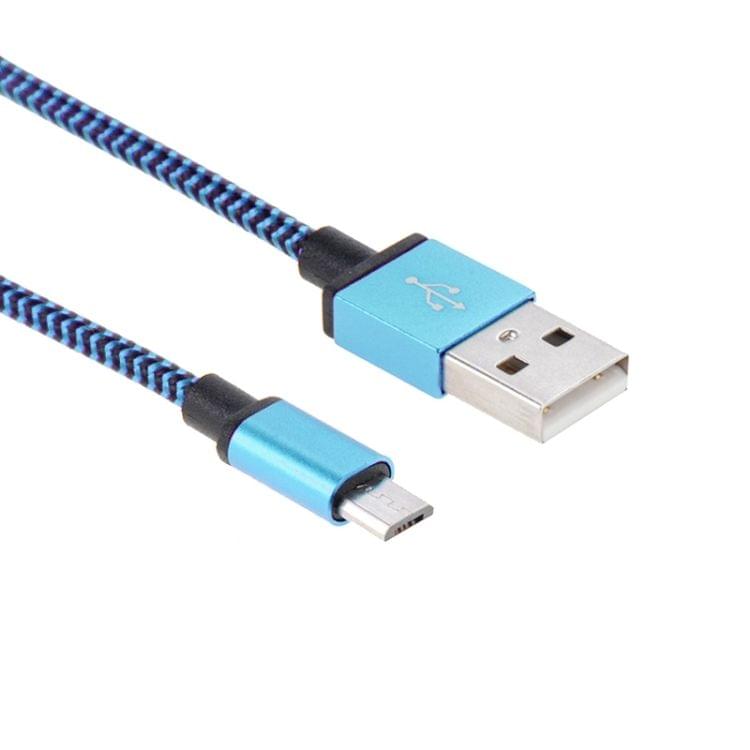 2m Woven Style Micro USB to USB 2.0 Data / Charger Cable