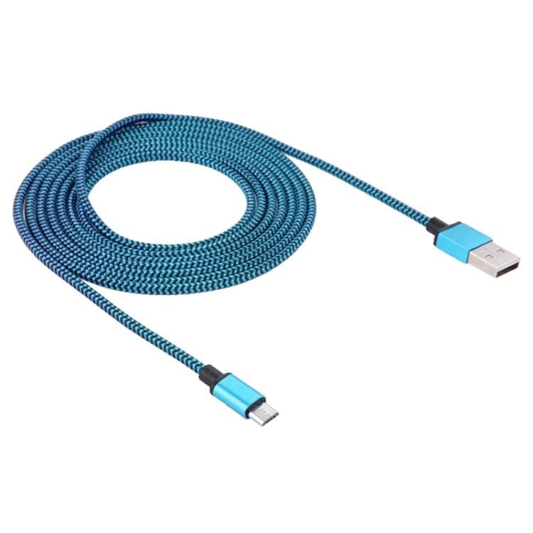 2m Woven Style Micro USB to USB 2.0 Data / Charger Cable