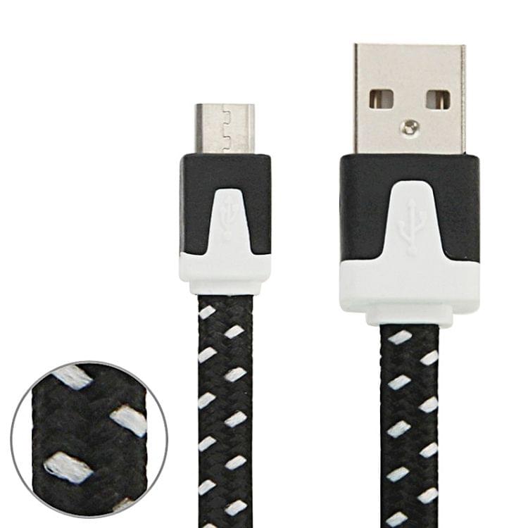 3m Woven Style Micro USB to USB Data / Charging Cable