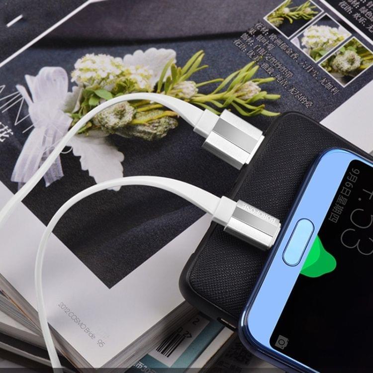 Borofone BU8 1.2m Micro USB to USB Charging & Data Cable (White)