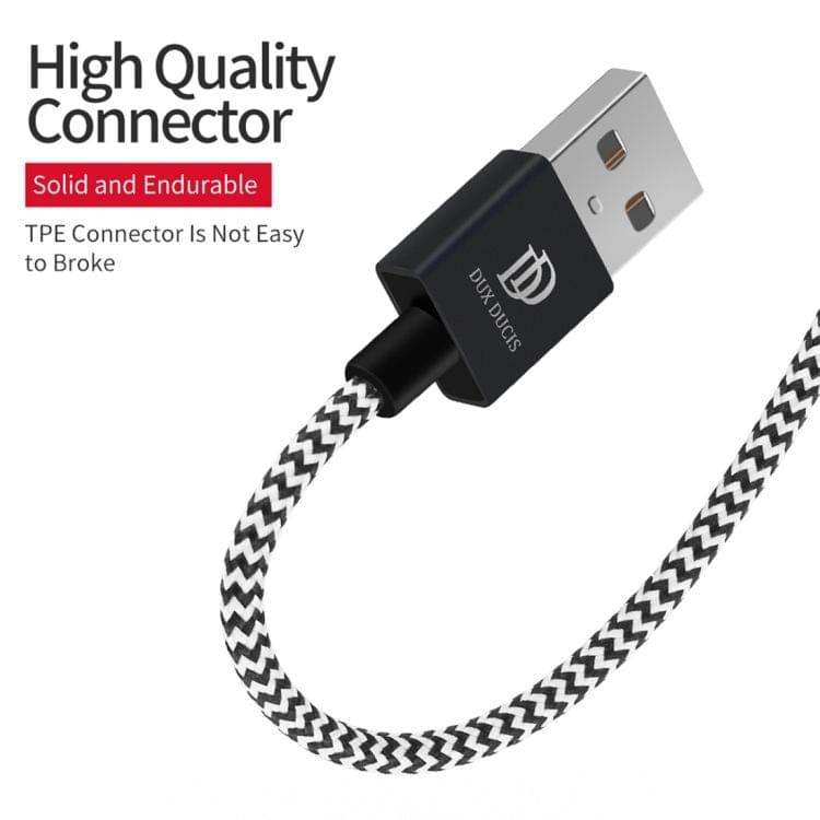 DUX DUCIS 3m 2A USB-C / Type-C Braided Data Cable