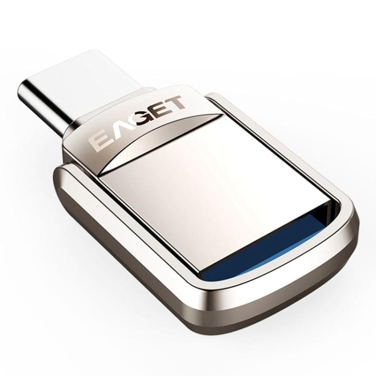EAGET CU20 32GB Waterproof 2 in 1 USB-C / Type-C + USB 3.1 Flash Disk for Type-C Smartphones & PC Computer, with OTG Function