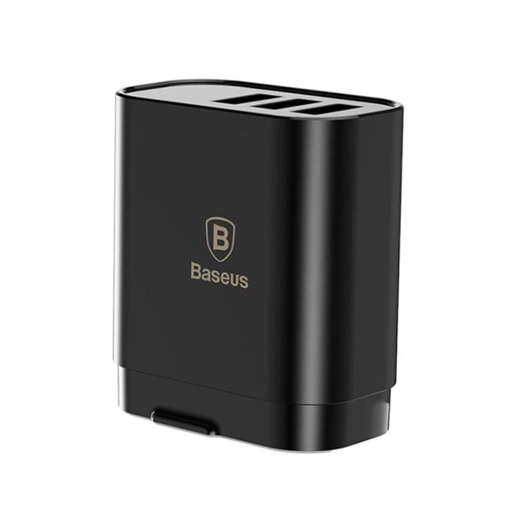Baseus Portable 3 USB 3.4A Mirror Travel Wall Charger Adapter