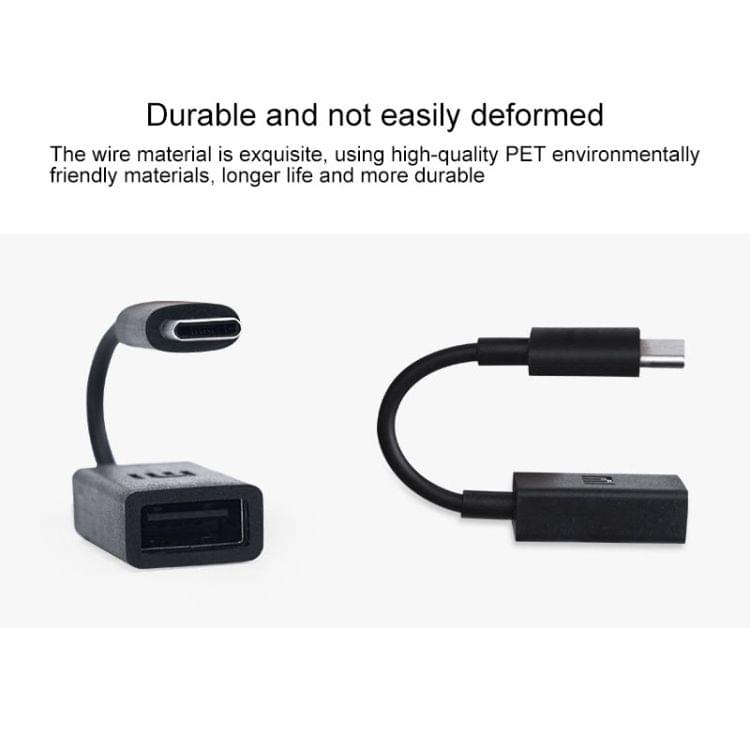 Xiaomi USB 2.0 to USB-C / Type-C OTG Adapter Cable, Length: 10cm