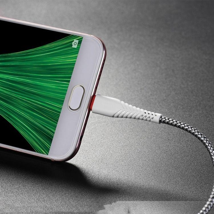 Borofone BX25 Micro USB to USB Powerful Charging Data Cable for Galaxy, Huawei, Xiaomi, HTC, Sony and Other Smartphones (Black)