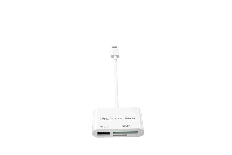 USB-C to USB SD/Micro SD Card Reader
