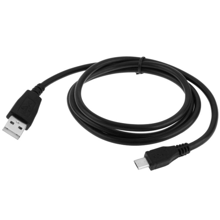 Micro USB to USB Data Sync Charger Cable for Galaxy S6 / S5 / HTC / LG / Sony / Nokia, Length: 1m(Black)