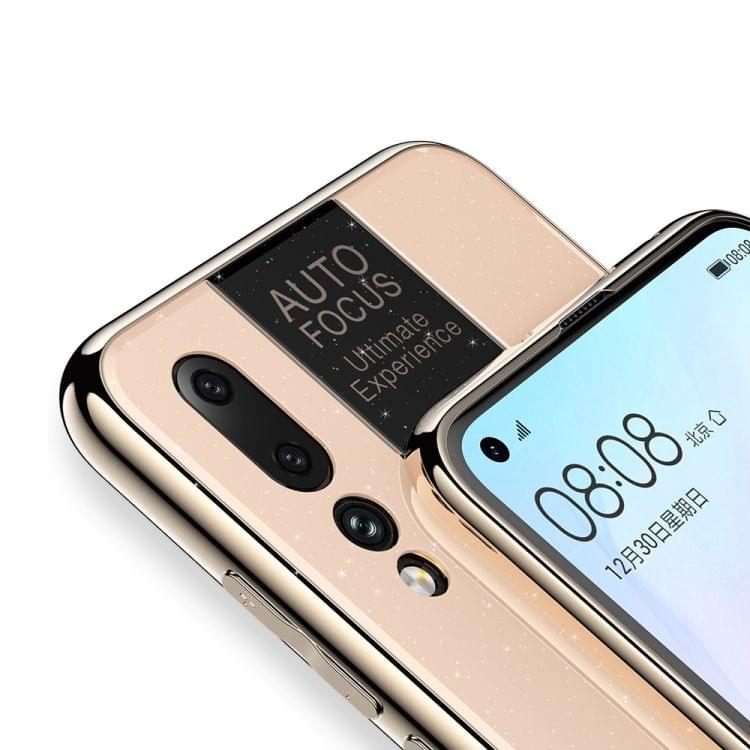 Electroplated Mirror Glass Case for Xiaomi Redmi Note 7(White)
