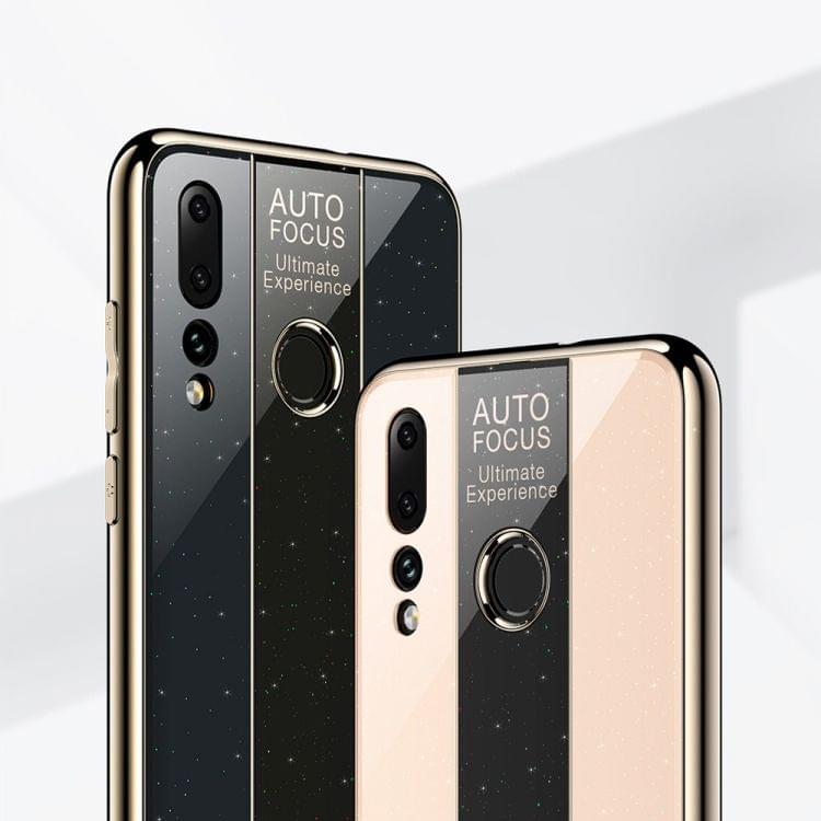 Electroplated Mirror Glass Case for Xiaomi Redmi Note 7(White)