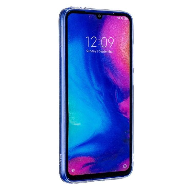 High Transparent Painted Purple Butterfly Pattern TPU Case for Xiaomi Redmi Note 7 / Redmi Note 7 Pro