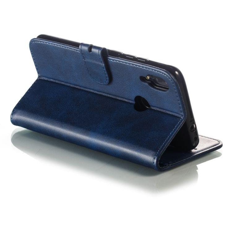 Leather Protective Case For Redmi Note 7(Blue)