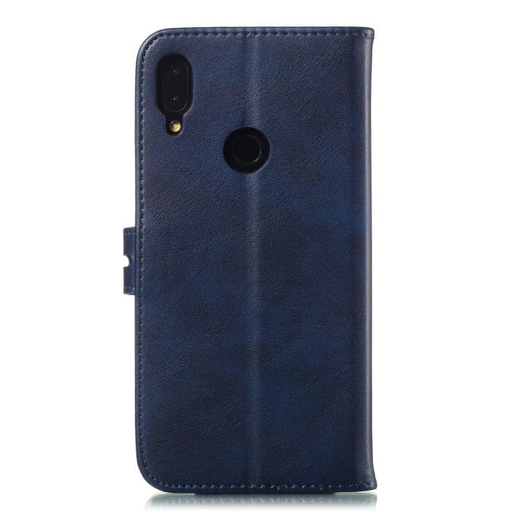 Leather Protective Case For Redmi Note 7(Blue)