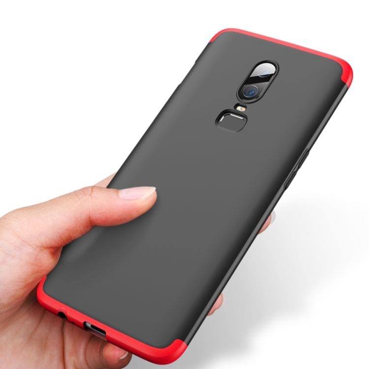 GKK PC 360 Degrees Full Coverage Protective Case Back Cover for OnePlus 6 (Black)