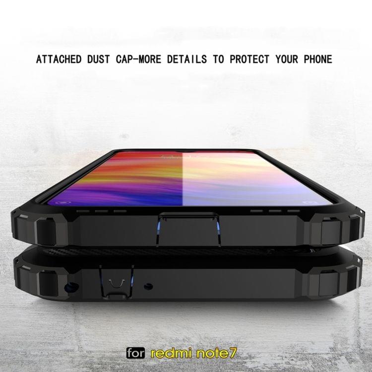 Magic Armor TPU + PC Combination Case for Xiaomi Redmi Note 7 / Redmi Note 7 Pro(Black)