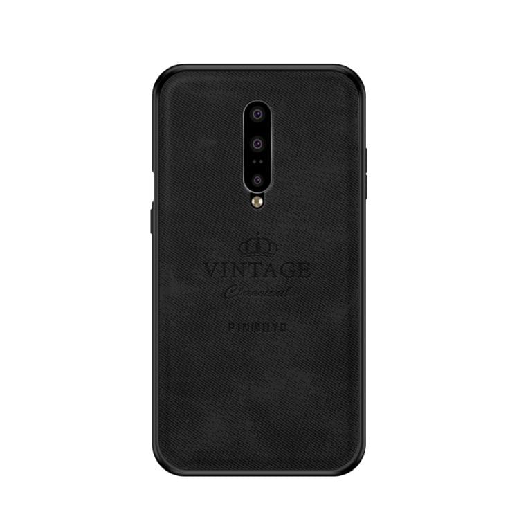 PINWUYO Shockproof Waterproof Full Coverage PC + TPU + Skin Protective Case for OnePlus 7 Pro(Black)