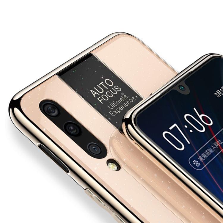 Electroplated Mirror Glass Case for Vivo IQOO (White)